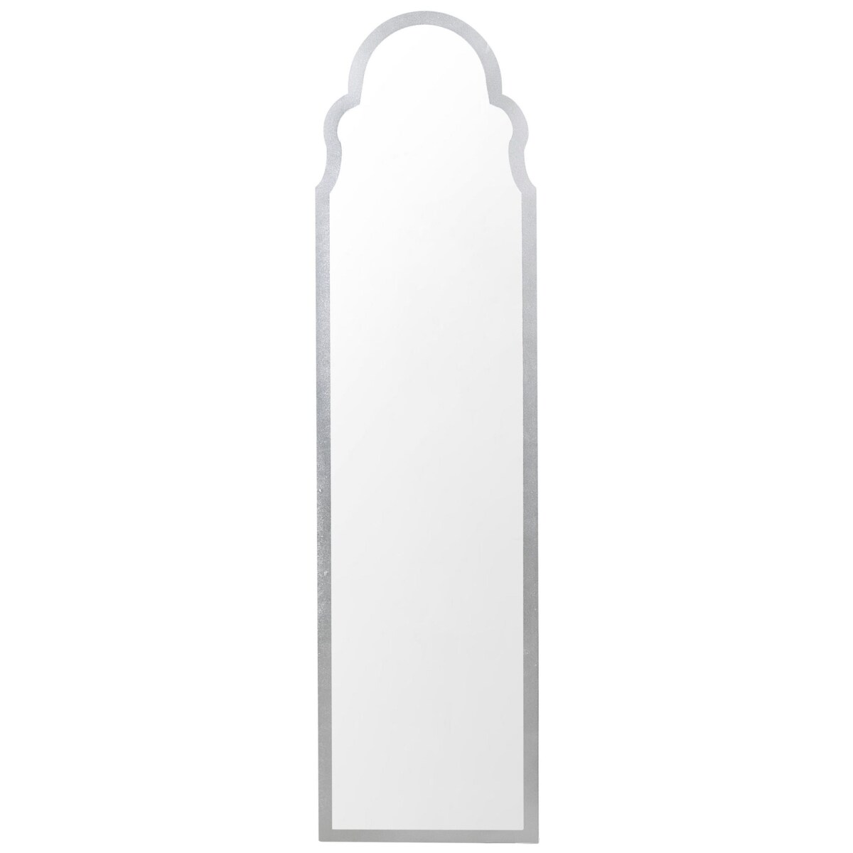 Lustro stojące 40 x 150 cm srebrne CHATILLON