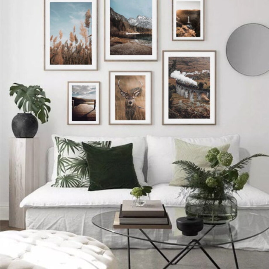 Poster Story, Plakat, Obraz - Beżowa Trawa na Tle Nieba, wymiary 50 x 70 cm