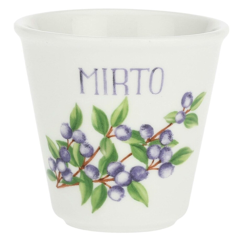 Zestaw 6 kieliszków na likier Mirto Liuqorelli - Biały, 75 ml