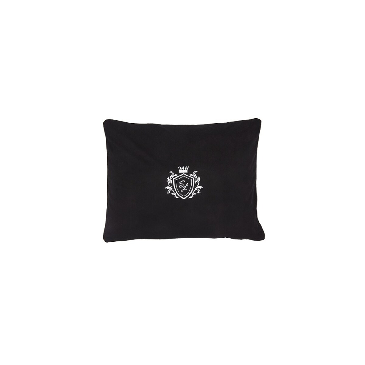 Poduszka dekoracyjna Royal Velvet black&cream SL Collection M