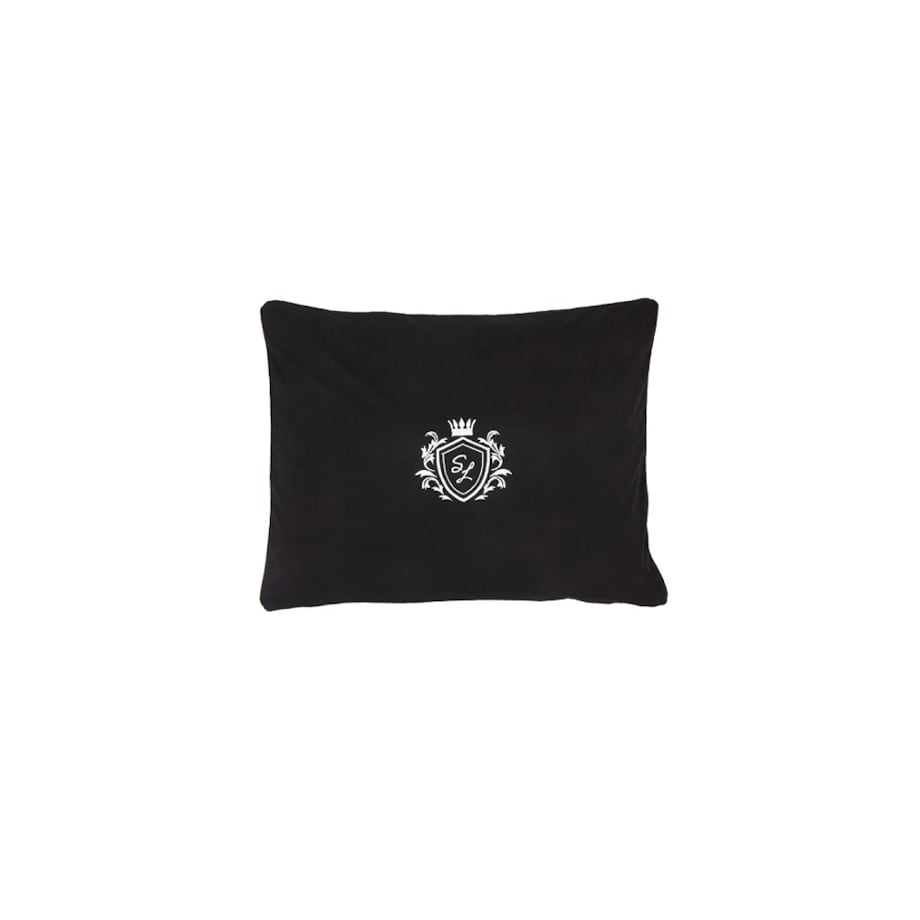 Poduszka dekoracyjna Royal Velvet black&cream SL Collection M