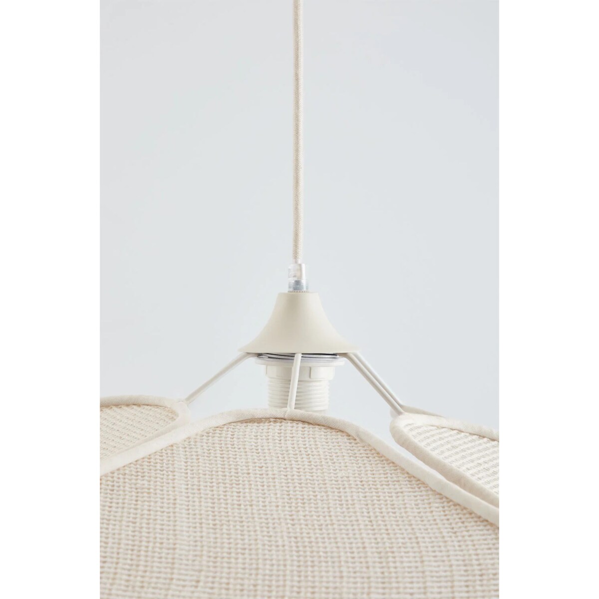 Lampa wisząca kremowa Benavid Ø75 cm