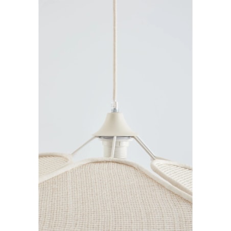 Lampa wisząca kremowa Benavid Ø75 cm