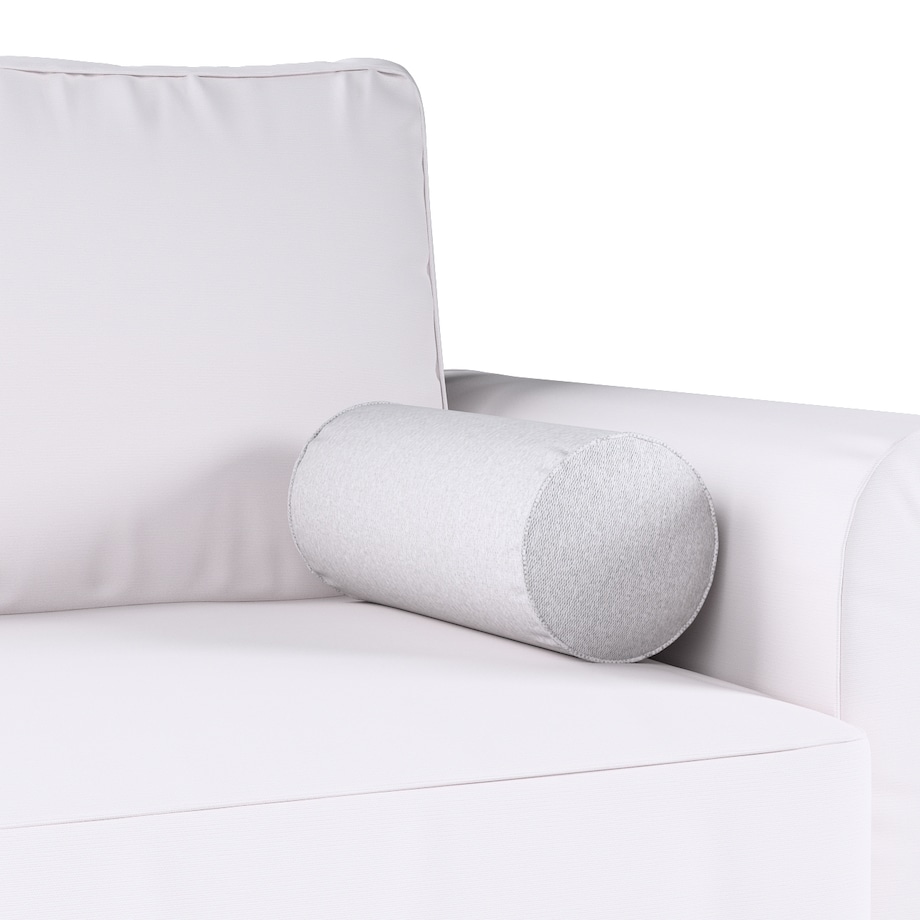 Poduszka wałek prosty, szary melanż, Ø16 x 40 cm, Amsterdam