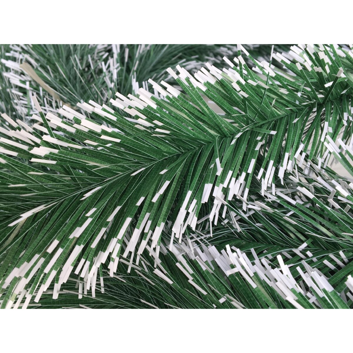 GIRLANDA CHOINKOWA biało zielona GĘSTA DUŻA na schody barierki stół łańcuch