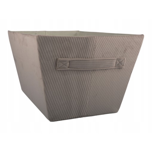 PUDEŁKO organizer na drobiazgi SZARE 34x26cm