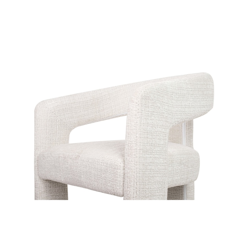 Krzesło barowe LOGAN białe