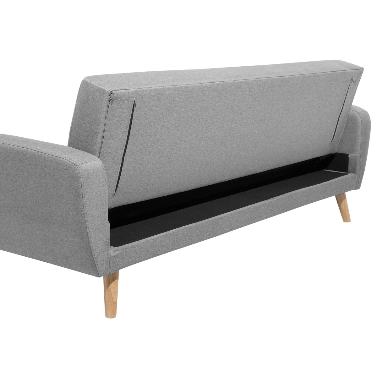 Sofa rozkładana 3-osobowa szara FLORLI