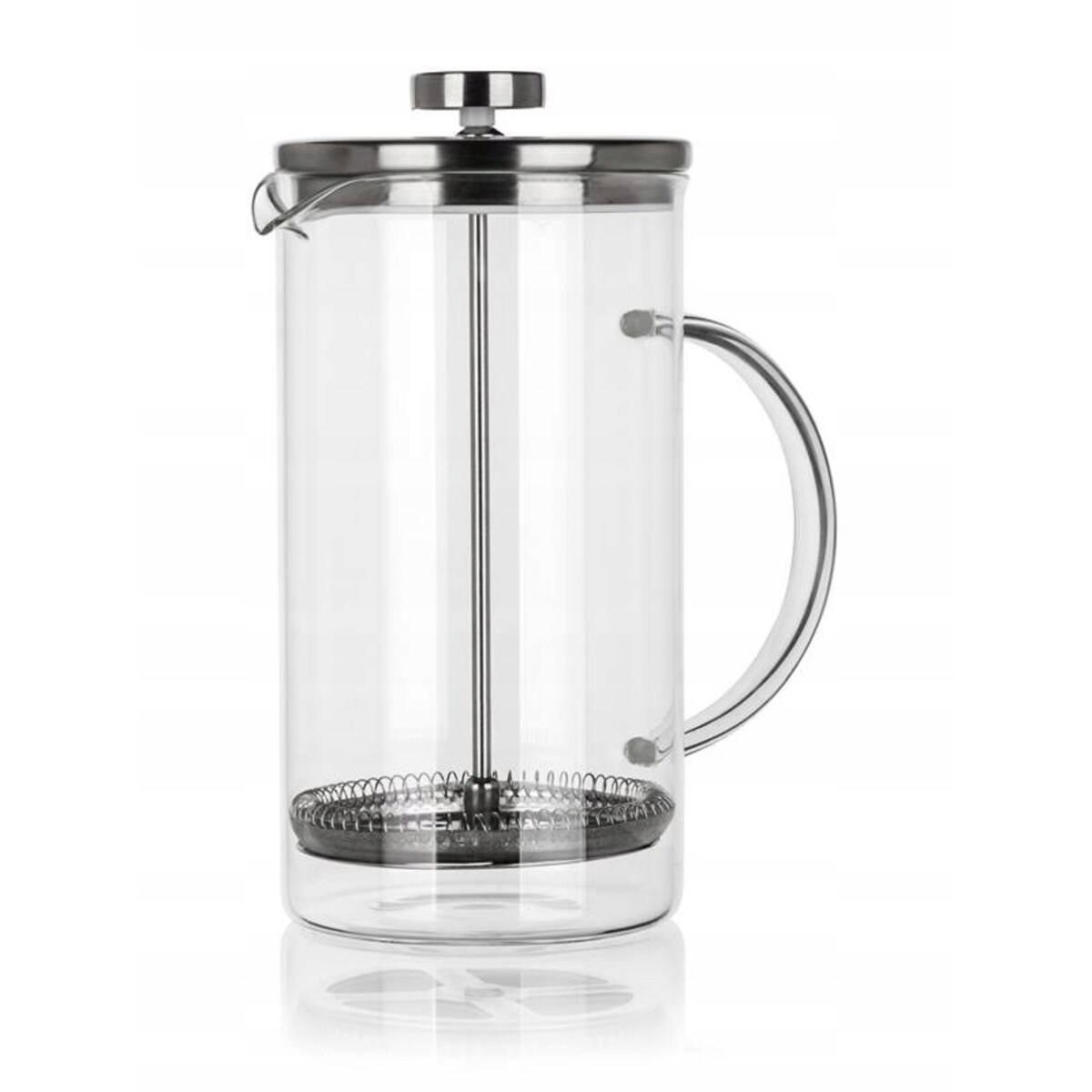 DZBANEK SZKLANY Z ZAPARZACZEM sitko imbryk czajnik na zioła herbatę 1 L