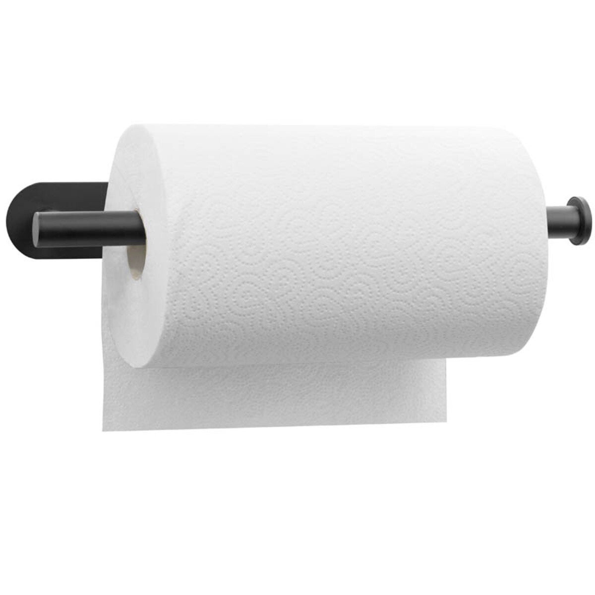 Wieszak uchwyt na ręcznik papierowy kuchenny czarny loft