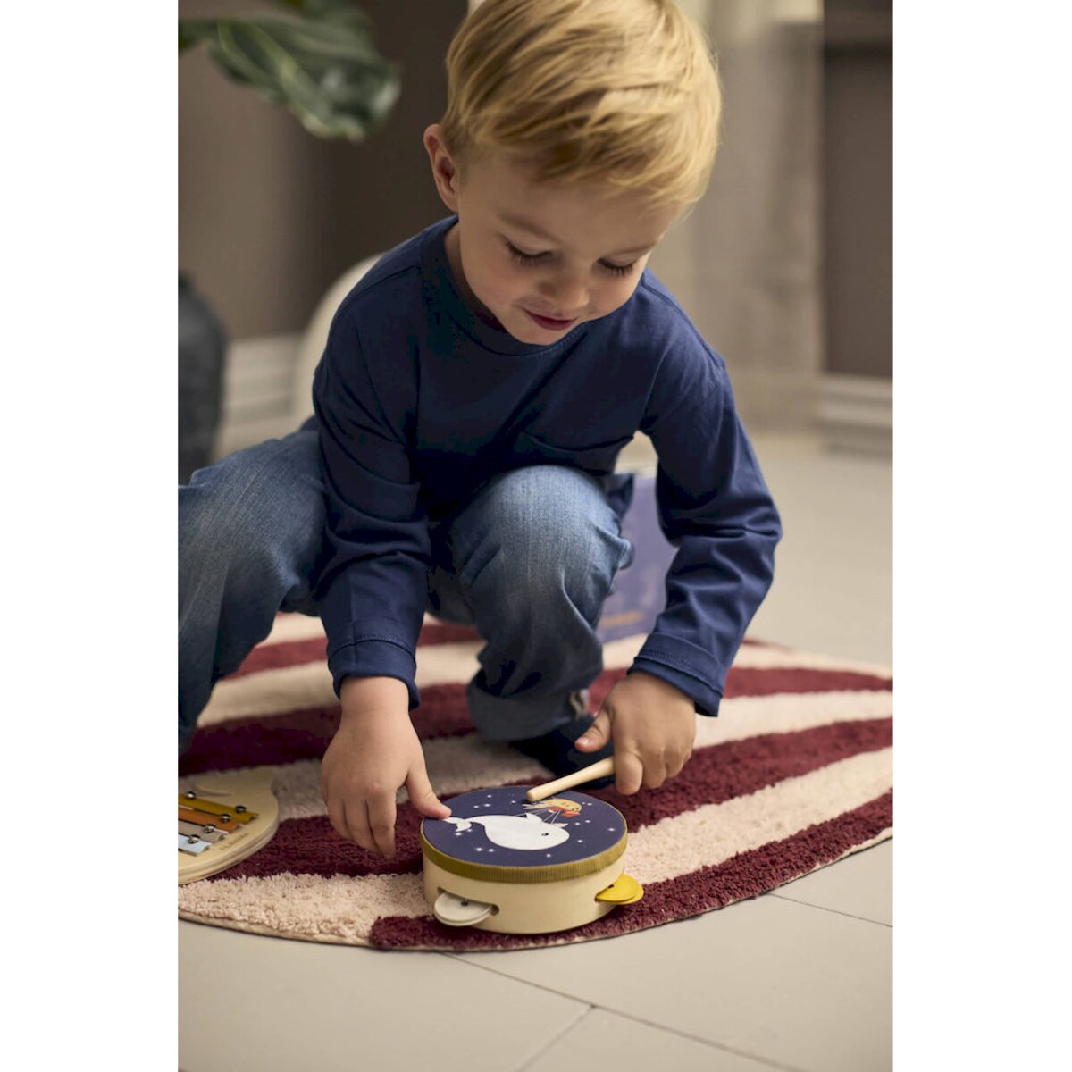 Filibabba Zestaw drewnianych instrumentów w walizce