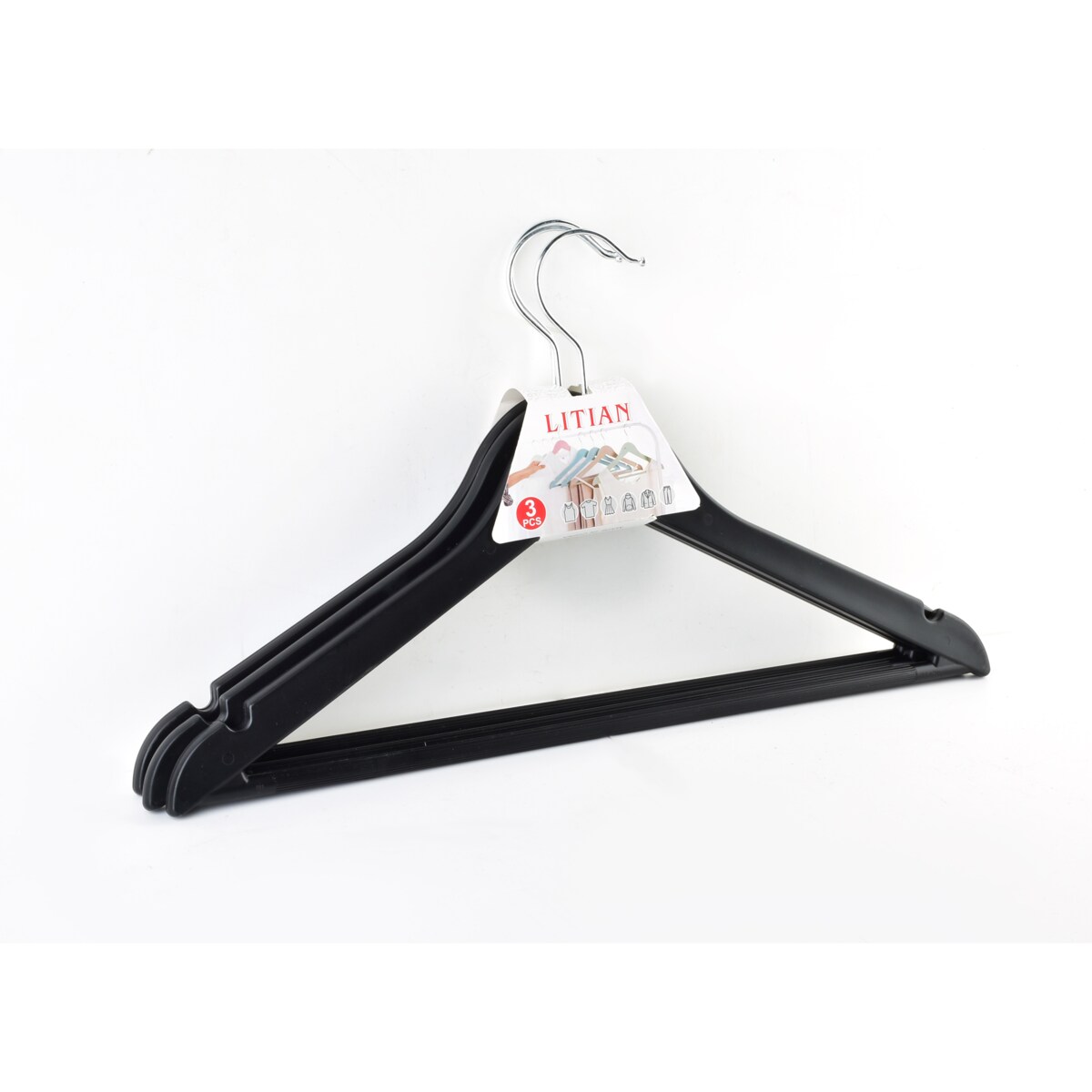 SIRA Komplet 3 wieszaków 44x23cm