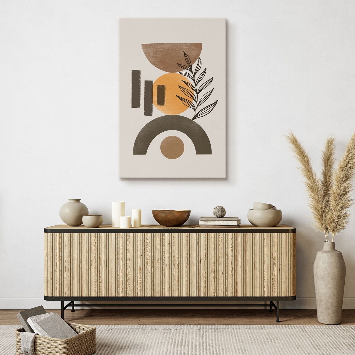 Obraz Ekskluzywny Liść Dekoracja Boho 30x40cm