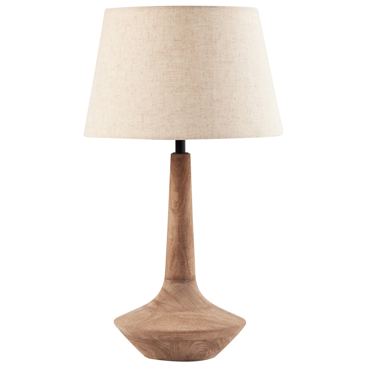 Lampa stołowa GODAWARI Drewno mango Ciemnobrązowy