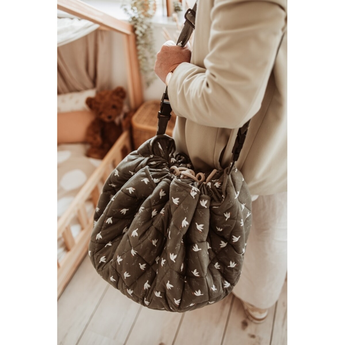 Play&Go Mata i Worek na Zabawki i Akcesoria Soft Organic Birds