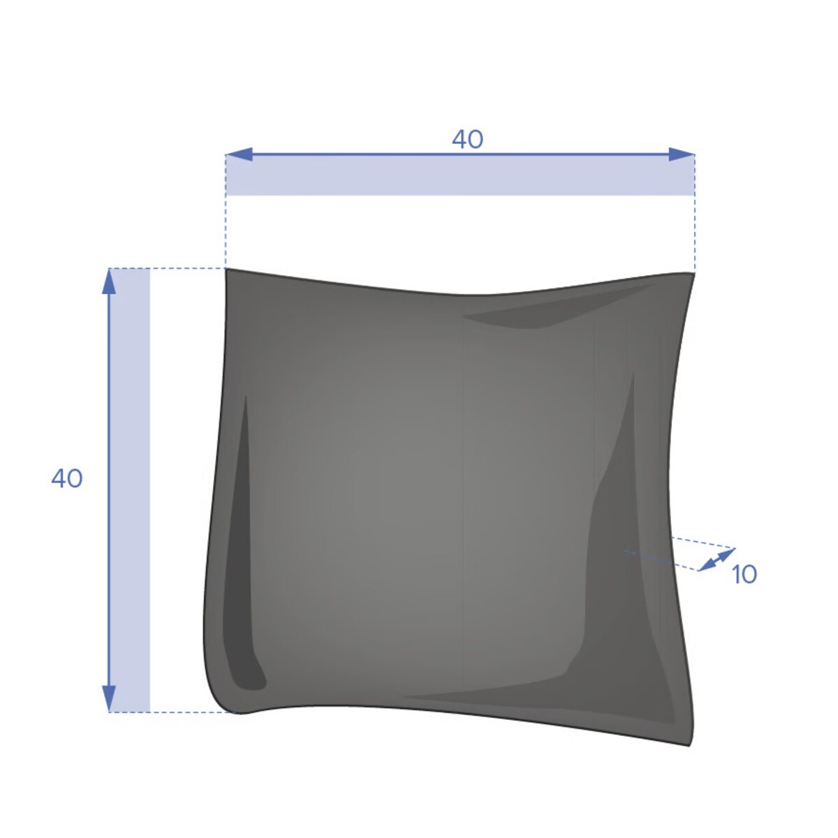 Poduszka ogrodowa ze ściąganą poszewką, KORAI, 40 x 40 cm
