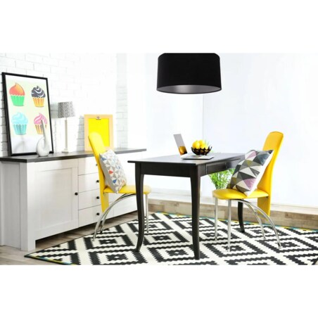 Lampa wisząca HOME 50 czarna/srebrna