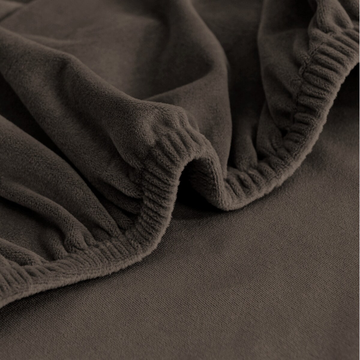 POKROWIEC NA KRZESŁO XL KAKAOWY BRĄZ WELUR ELASTYCZNY [21DS]