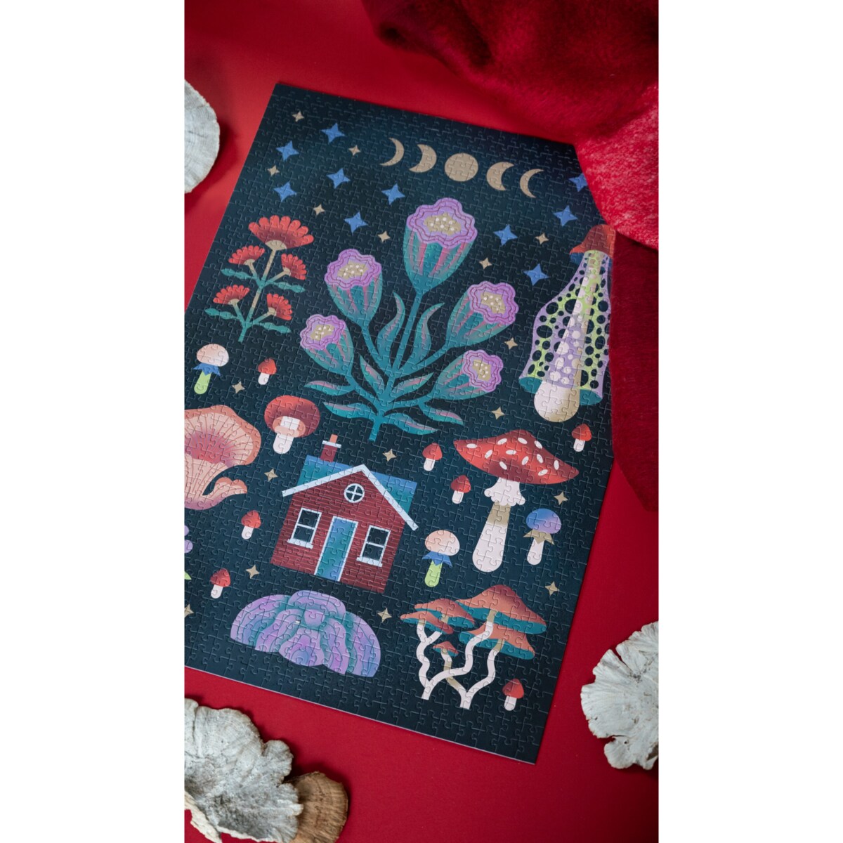 Muno Puzzle "Grzybobranie" by Magdalena Kwiatkowska Puzzle 1000 el. w ozdobnej tubie