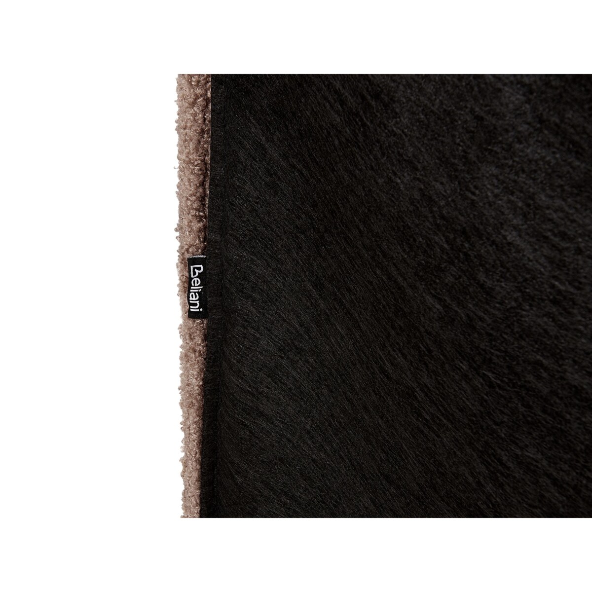 Łóżko boucle 160 x 200 cm brązowe LINARDS