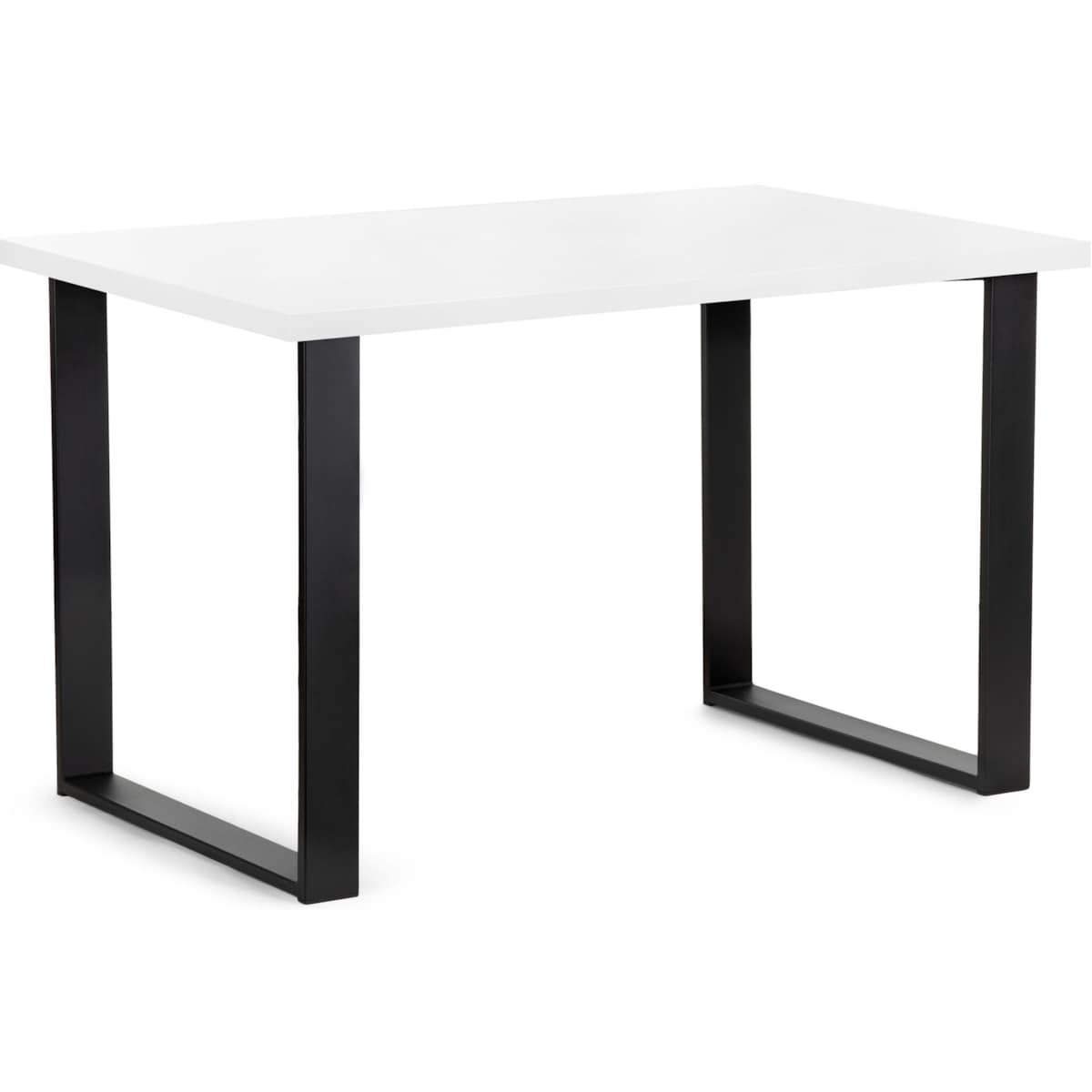 KONSIMO CETO Stół w industrialnym stylu matowy biały