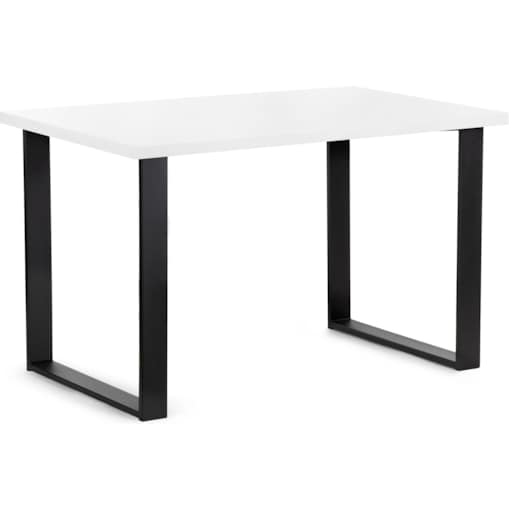 KONSIMO CETO Stół w industrialnym stylu matowy biały