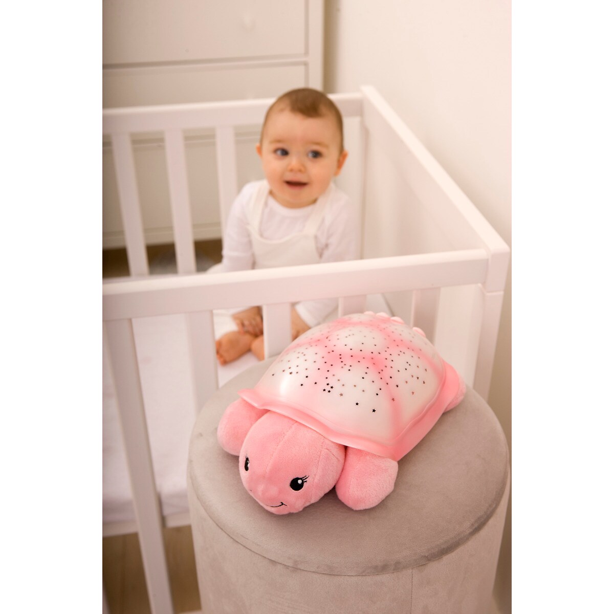 Projektor z pozytywką - Żółw różowy - Cloud b® Twinkling Twilight Turtle™