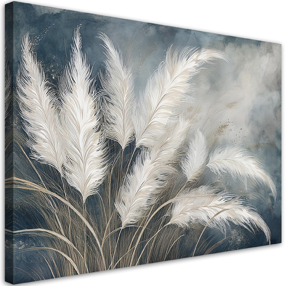Feeby Obraz na płótnie, Trawa Pampasowa Botanika 120x80