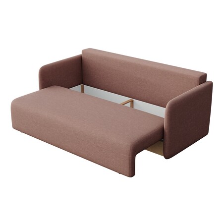 Sofa 3 osobowa Chaum rozkładana ciemno różowy