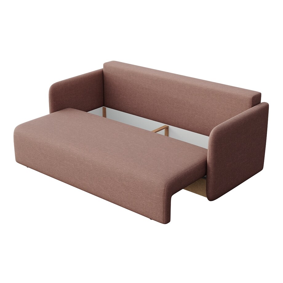 Sofa 3 osobowa Chaum rozkładana ciemno różowy