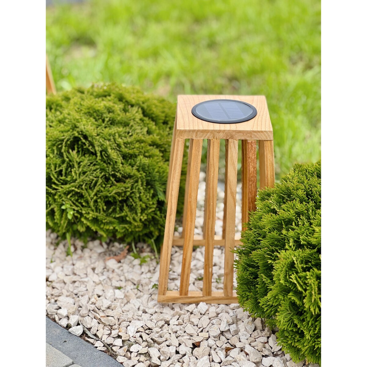 Lampa solarna LED 30 cm stojąca do ogrodu