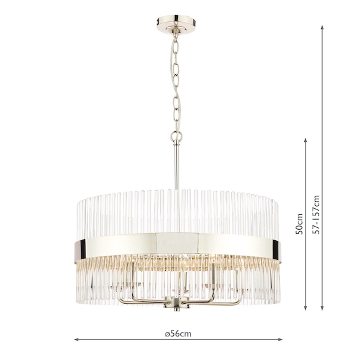 Zwis na łańcuchu Alexa LA3689240-Q Laura Ashley glamour chrom