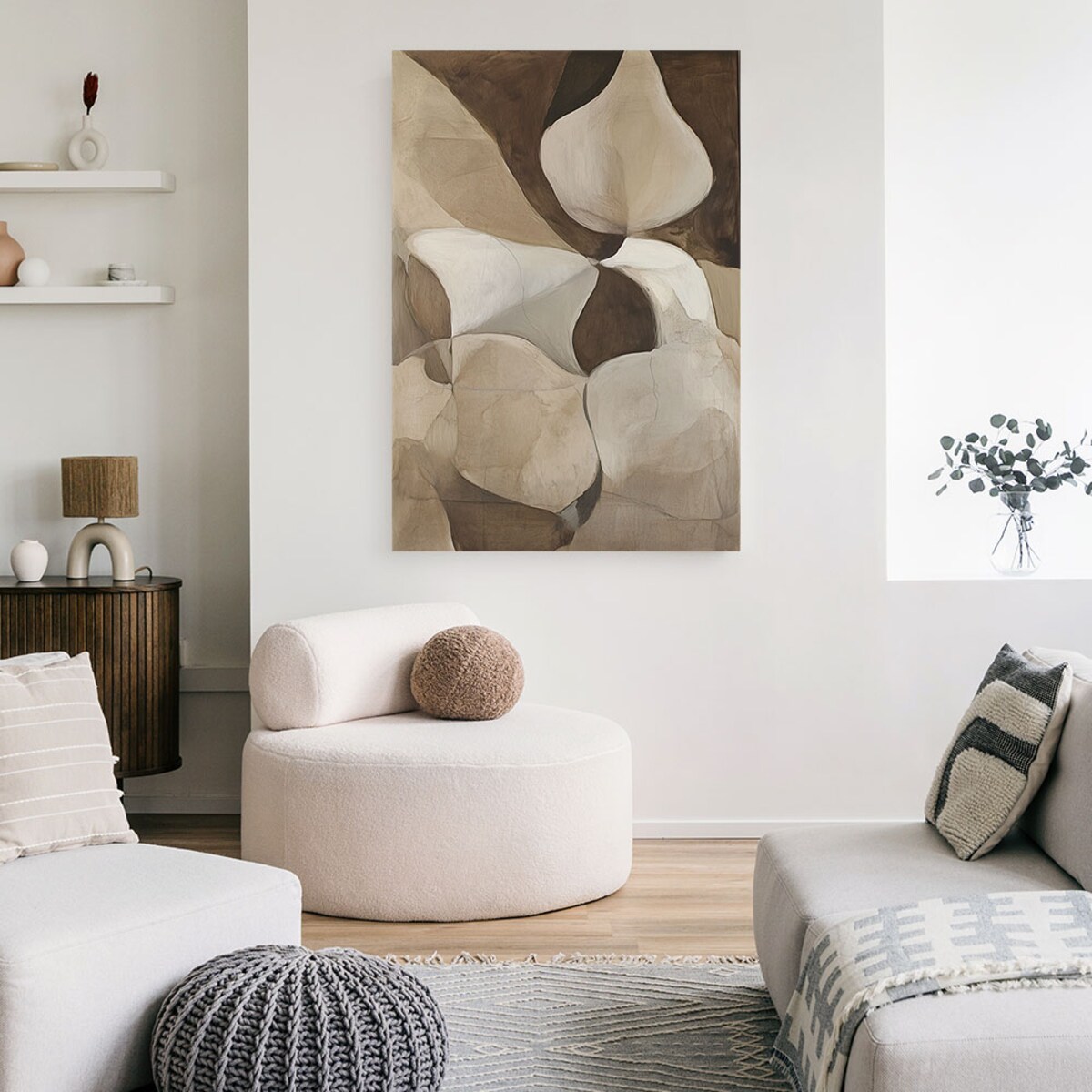 Feeby Obraz, Abstrakcyjne Formy 70x100