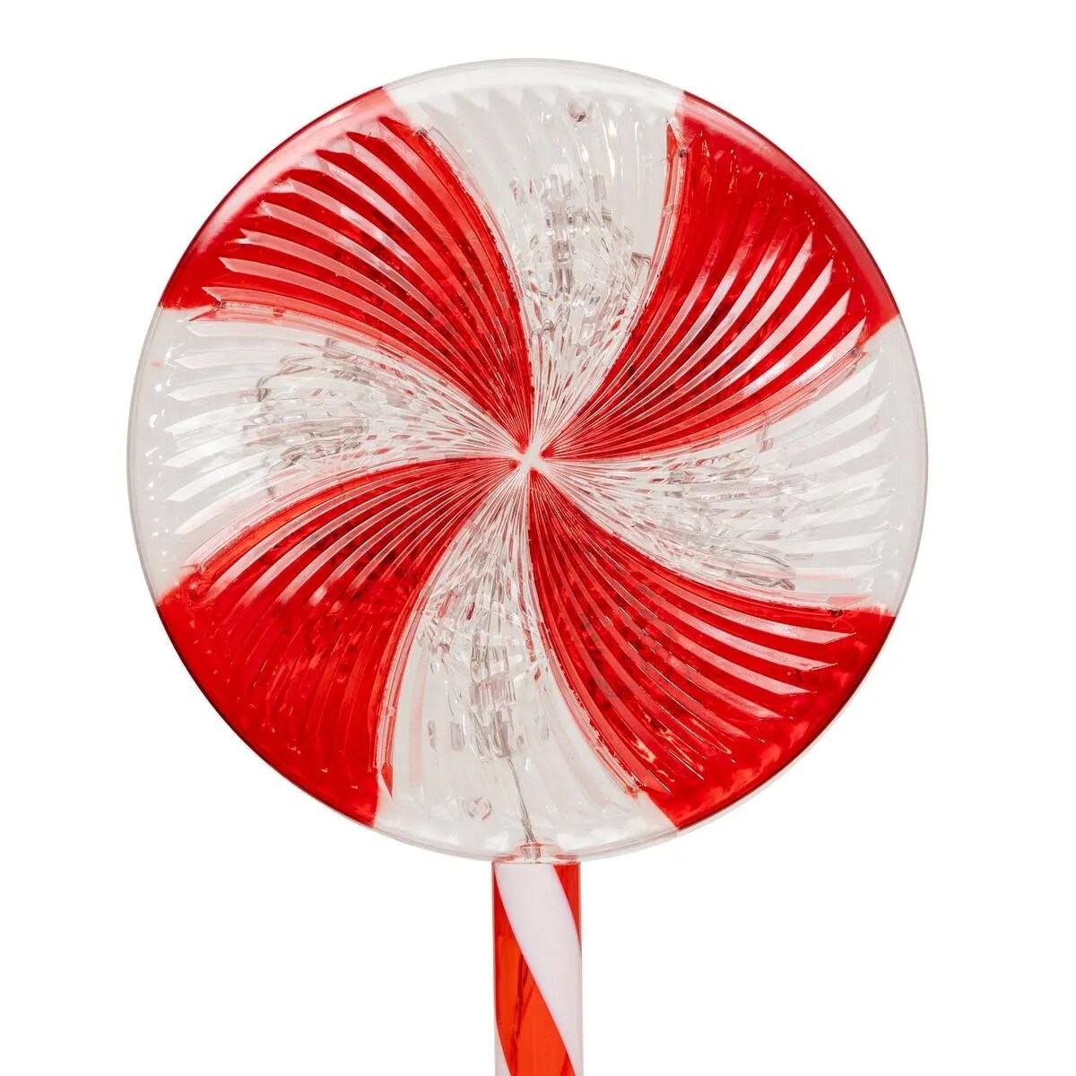 Dekoracja świetlna w kształcie lizaka, zewnętrzna, 20 LED, 70 cm