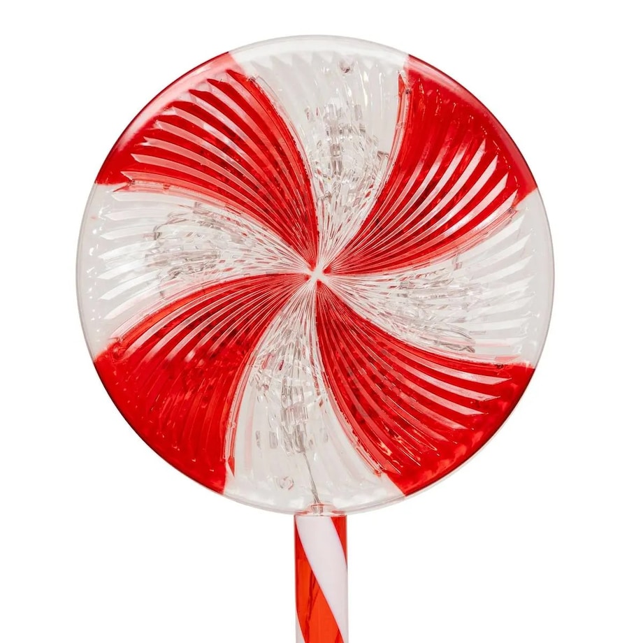 Dekoracja świetlna w kształcie lizaka, zewnętrzna, 20 LED, 70 cm