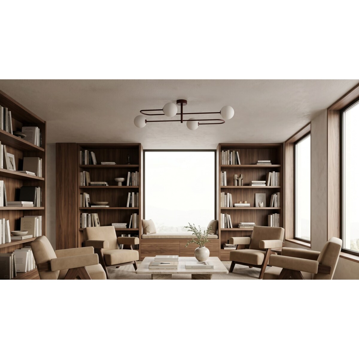 Lampa sufitowa K-6021 z serii BALU
