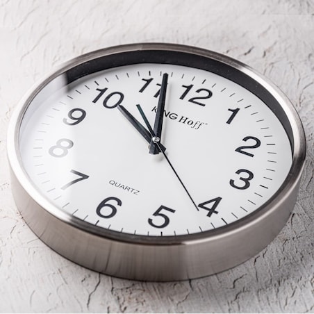 Zegar ścienny 30cm KINGHOFF