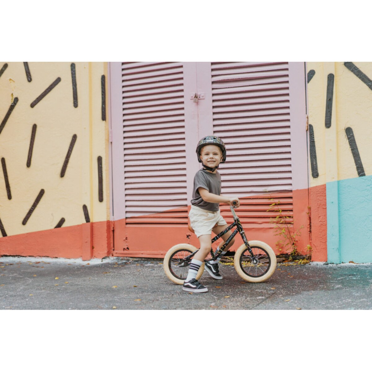 Banwood dziecięcy kask rowerowy Marest Allegra black