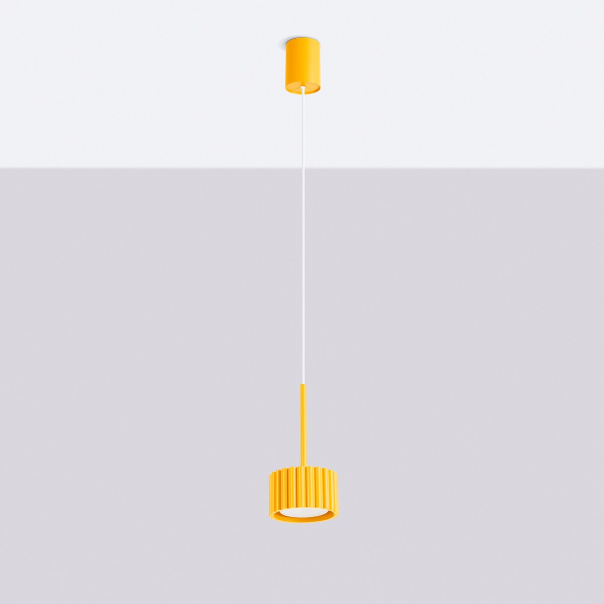 Lampa wisząca AURA 1 żółta Gx53
