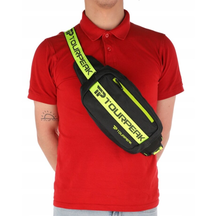 Saszetka Męska Damska Torba Na Talię Sportowa Pojemna Solidna Z Paskiem