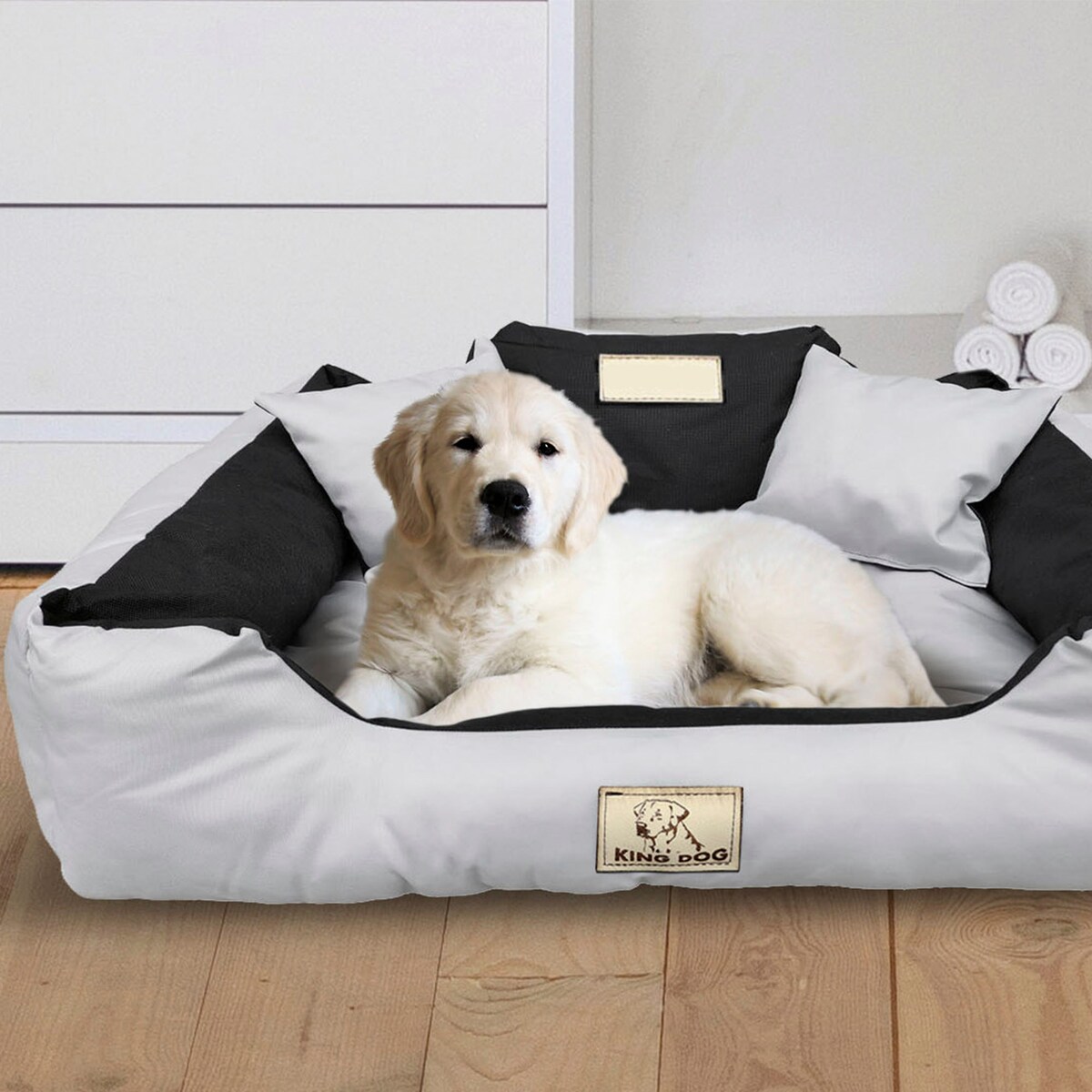 Legowisko Dla Psa 55X45 Cm Posłanie Kanapa Z Miejscem Na Imię Wodoodporne