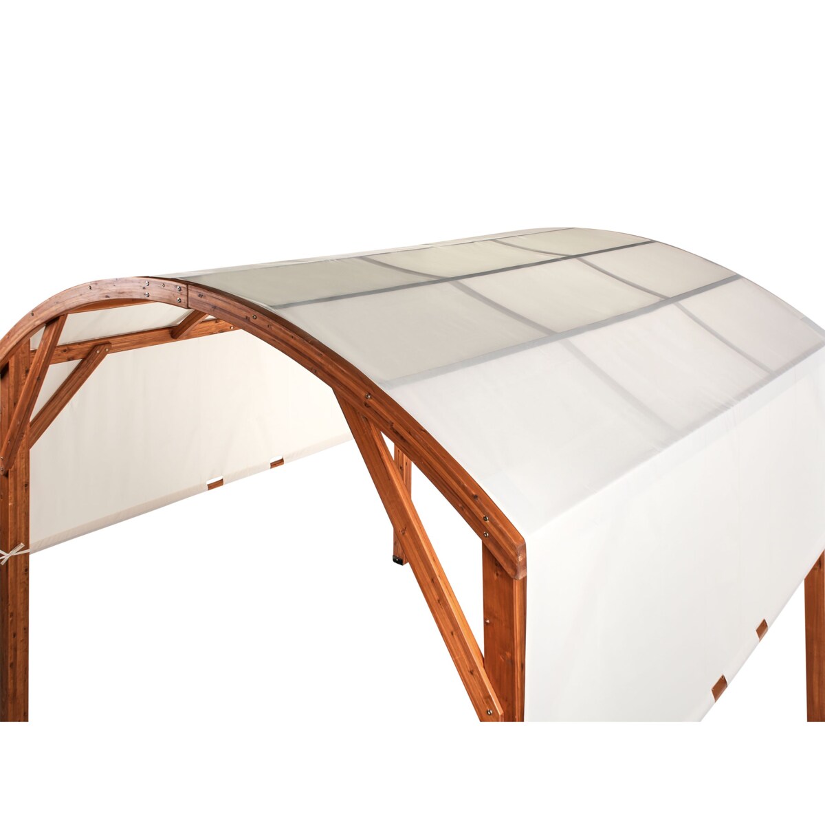 Pawilon ogrodowy 303 x 300 cm złamana biel SCOPELLO