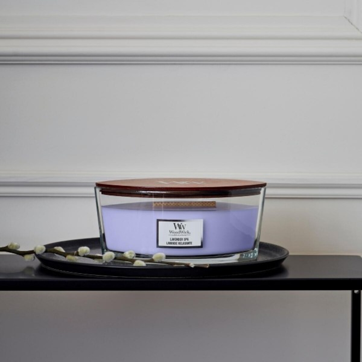 WoodWick świeca Elipsa LAVENDER SPA