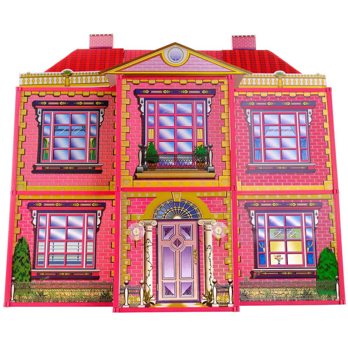 Wielki domek dla lalek Willa 94 cm +akcesoria FUNFIT