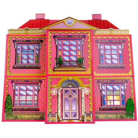 Wielki domek dla lalek Willa 94 cm +akcesoria FUNFIT
