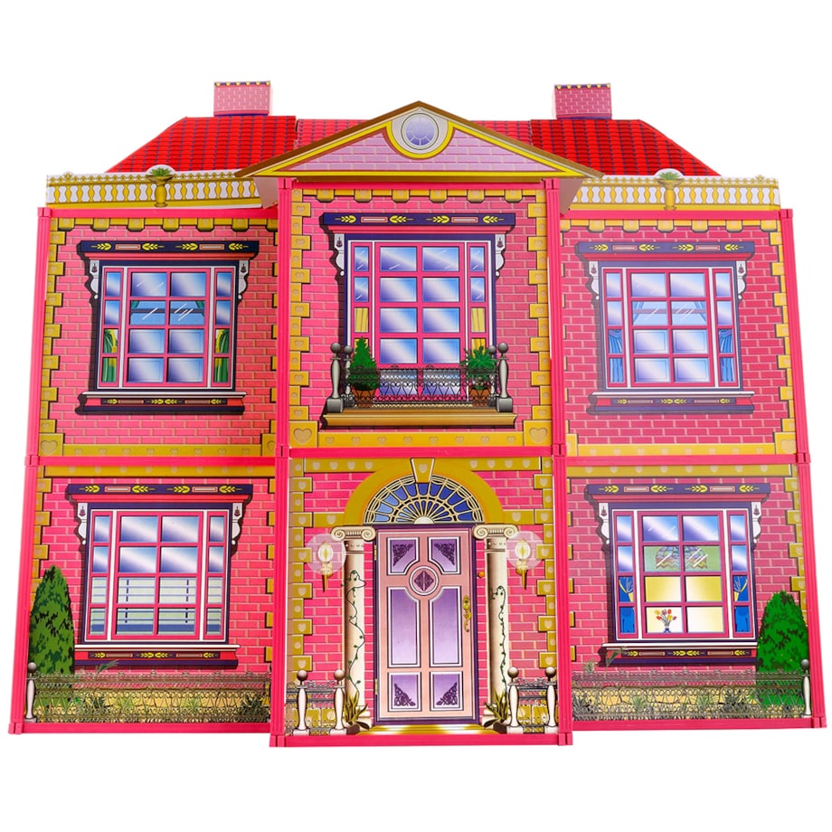 Wielki domek dla lalek Willa 94 cm +akcesoria FUNFIT
