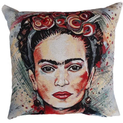 Poszewka Na Poduszkę Jasiek 45X45 Cm Żakardowa Dekoracyjna Ozdobna Frida