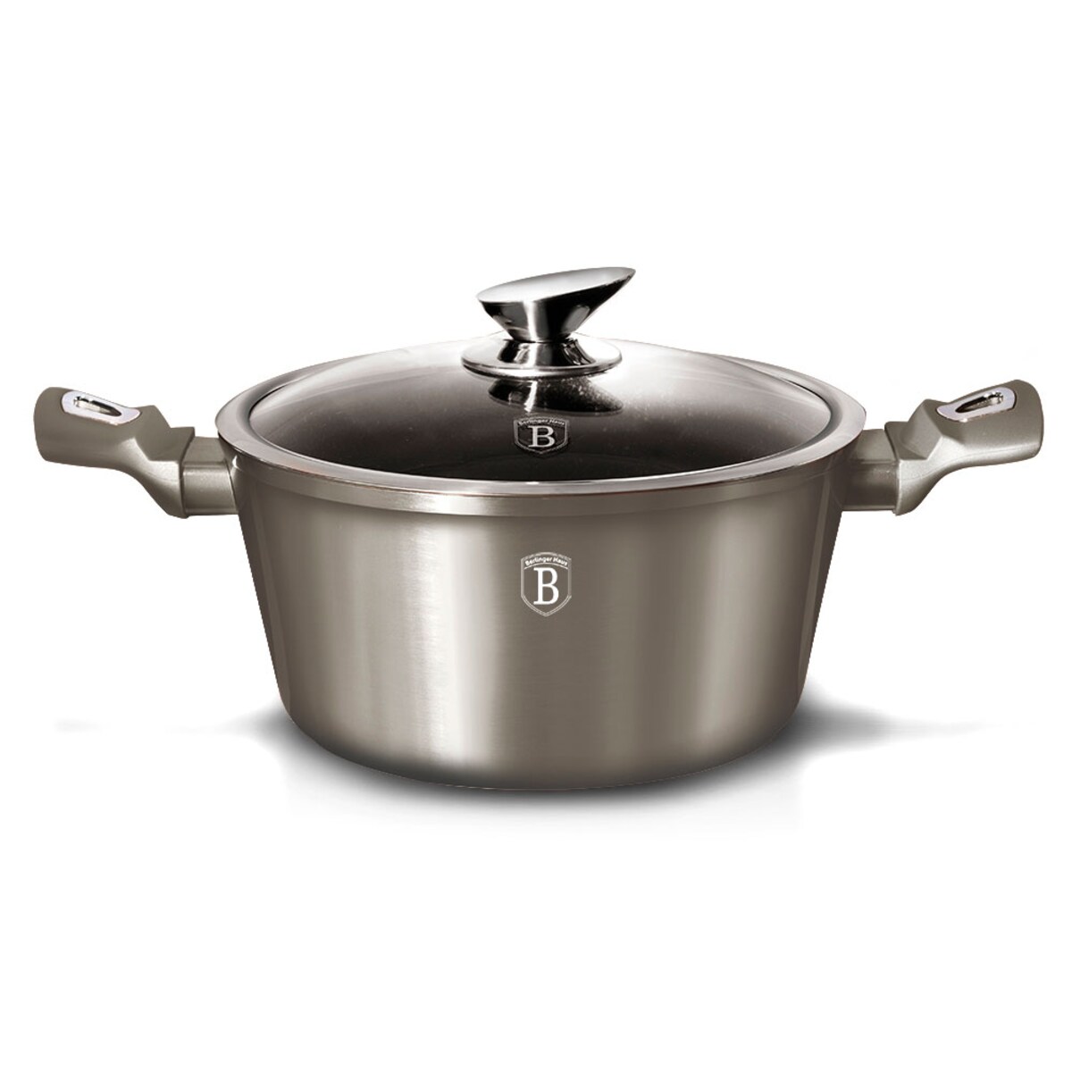 Garnek 6.1L 28cm BERLINGER HAUS Metallic Carbon