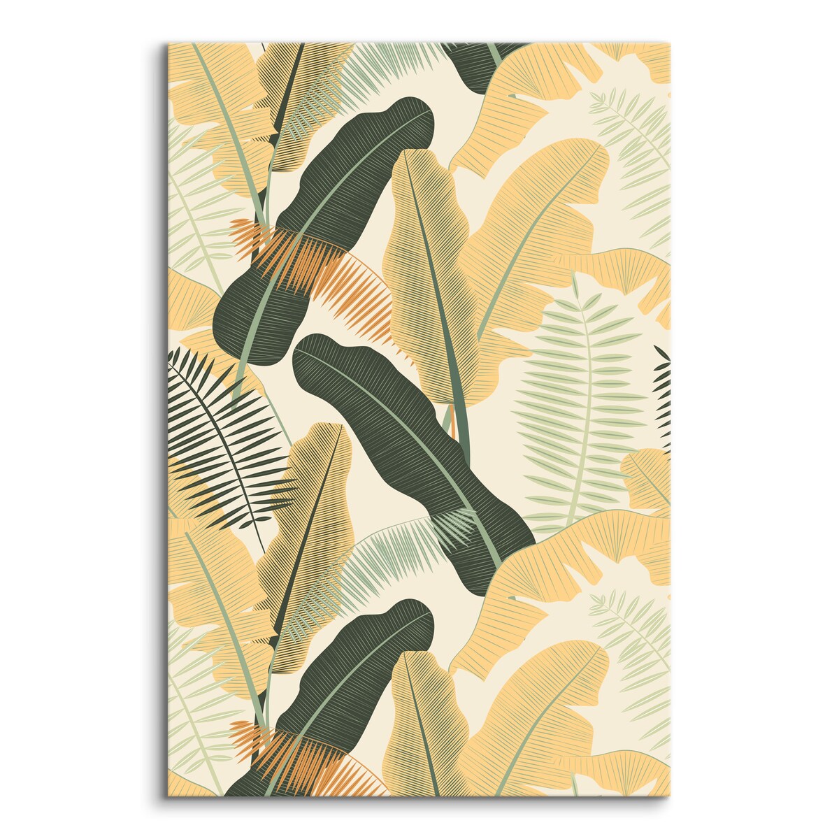 Obraz Kolorowe Liście Bananowca 80x120cm