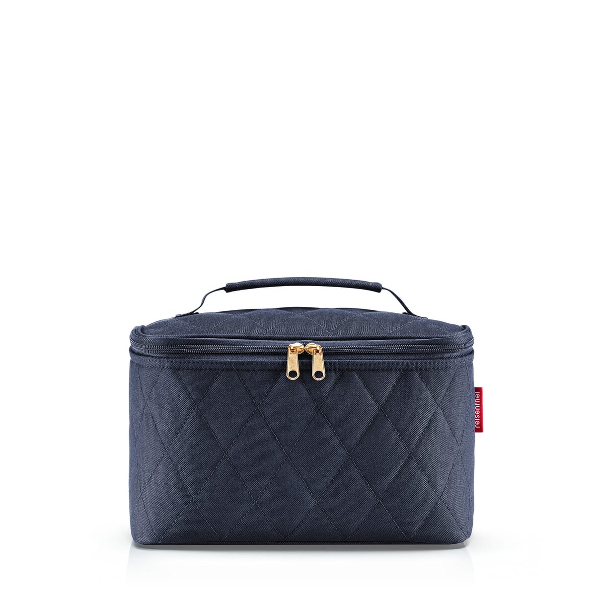 Kosmetyczka COSMETIC CASE, rhombus midnight gold